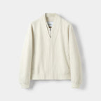 Wool Blend Layered Zip Jacket