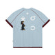 Dachshund Graphic Oversized Cotton T-Shirt