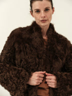 Lambskin Fur Relaxed Coat