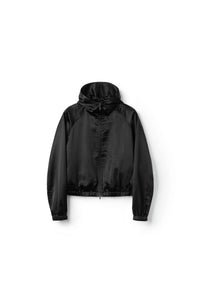 Compact Hooded Bomber Jacket