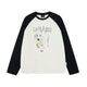 Puppy Graphic Raglan Long-Sleeve Tee