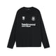 Graphic Print Oversized Long-Sleeve Tee
