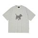 Gingham Puppy Patch Cotton T-Shirt