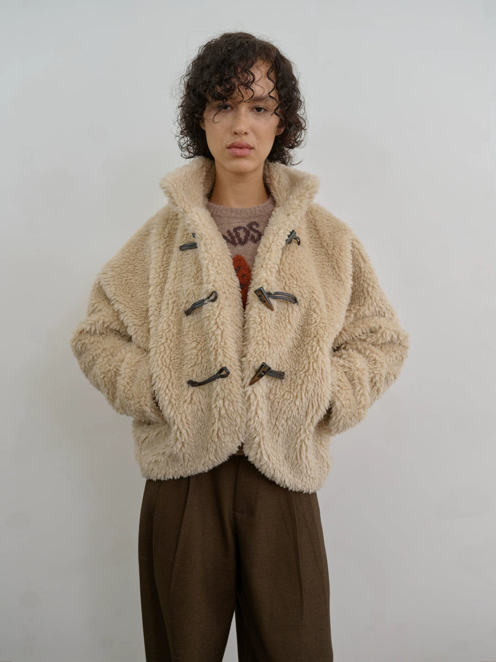 Faux Fur Toggle Jacket