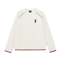 Graphic Print Long-Sleeve Crewneck