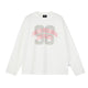 Graphic Print Oversized Long-Sleeve Tee
