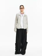 Technical Layered Hooded Windbreaker