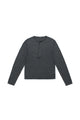 Cashmere Blend Henley Knit Sweater