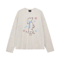 Crayon Graphic Long Sleeve Tee