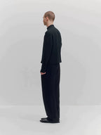 Iguacu Linen Stand Collar Jacket