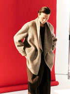 Wool Alpaca Blend Oversized Coat
