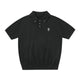 Embroidered Knit Polo Shirt