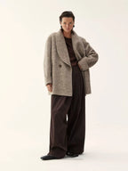 Wool Alpaca Blend Oversized Coat
