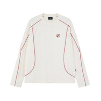 Contrast Stitch Long Sleeve Crewneck