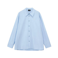 Lyocell Cotton Embroidered Button-Down Shirt
