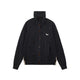 Wool Blend Embroidered Turtleneck Cardigan