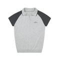 Raglan Knit Polo Shirt