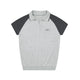 Raglan Knit Polo Shirt