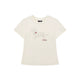 Embroidered Puppy Patch Slim T-Shirt