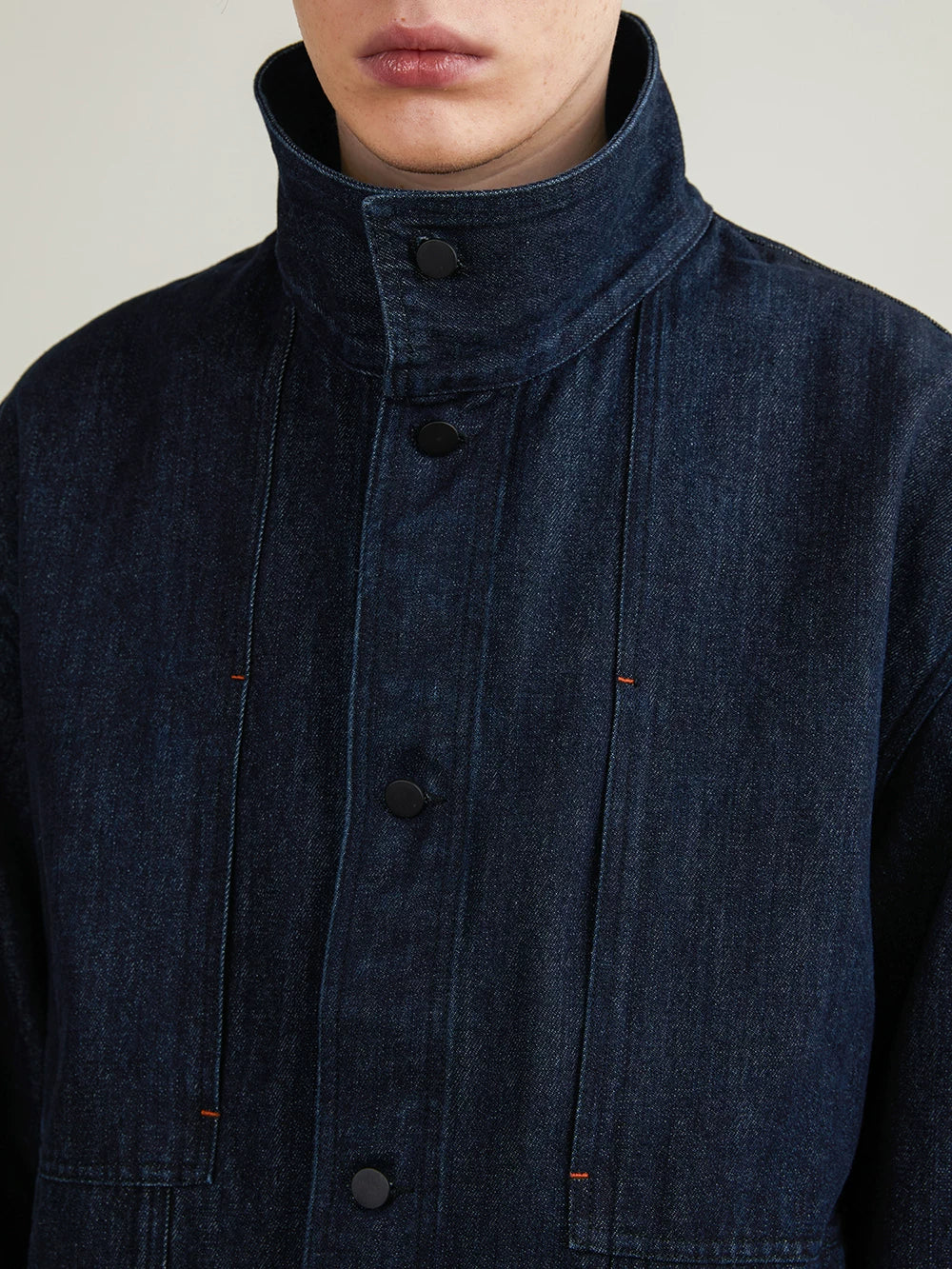 Oversized Indigo Denim Jacket