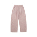 Gauze Checkered Wide-Leg Trousers