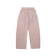 Gauze Checkered Wide-Leg Trousers
