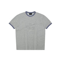 Line Art Graphic Crew Neck T-Shirt
