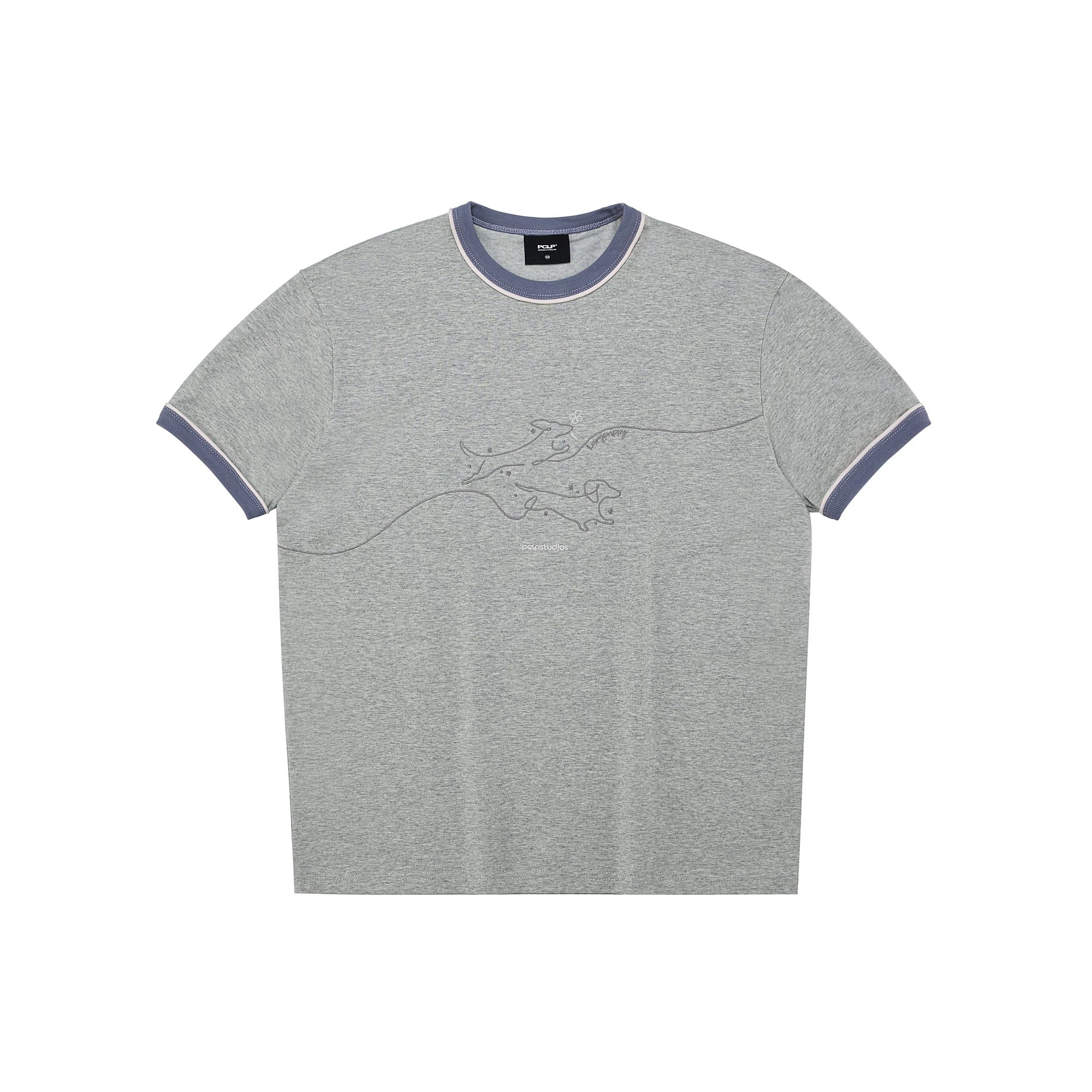 Line Art Graphic Crew Neck T-Shirt