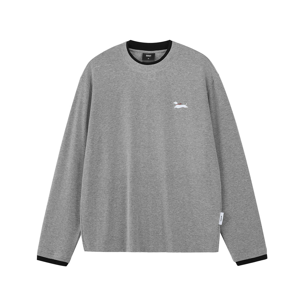 Layered Effect Long Sleeve Graphic Tee