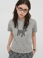 Sorona Performance Plaid Puppy T-Shirt