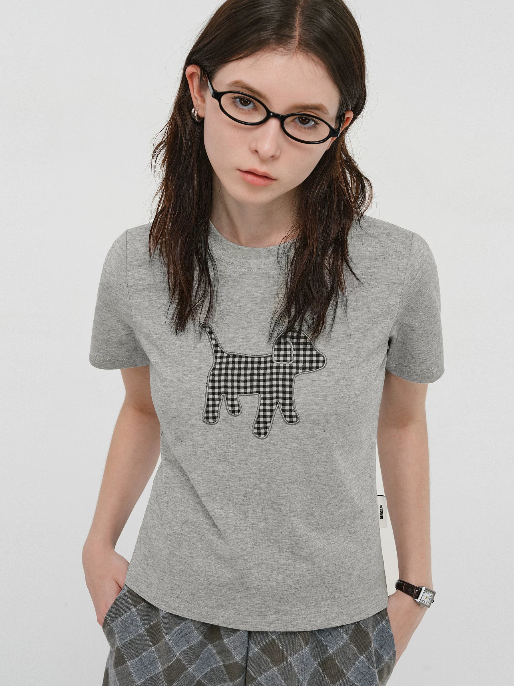Sorona Performance Plaid Puppy T-Shirt