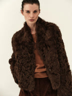 Lambskin Fur Relaxed Coat