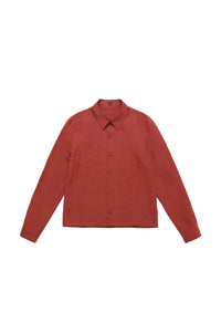 Linen Patch Pocket Button-Down Shirt