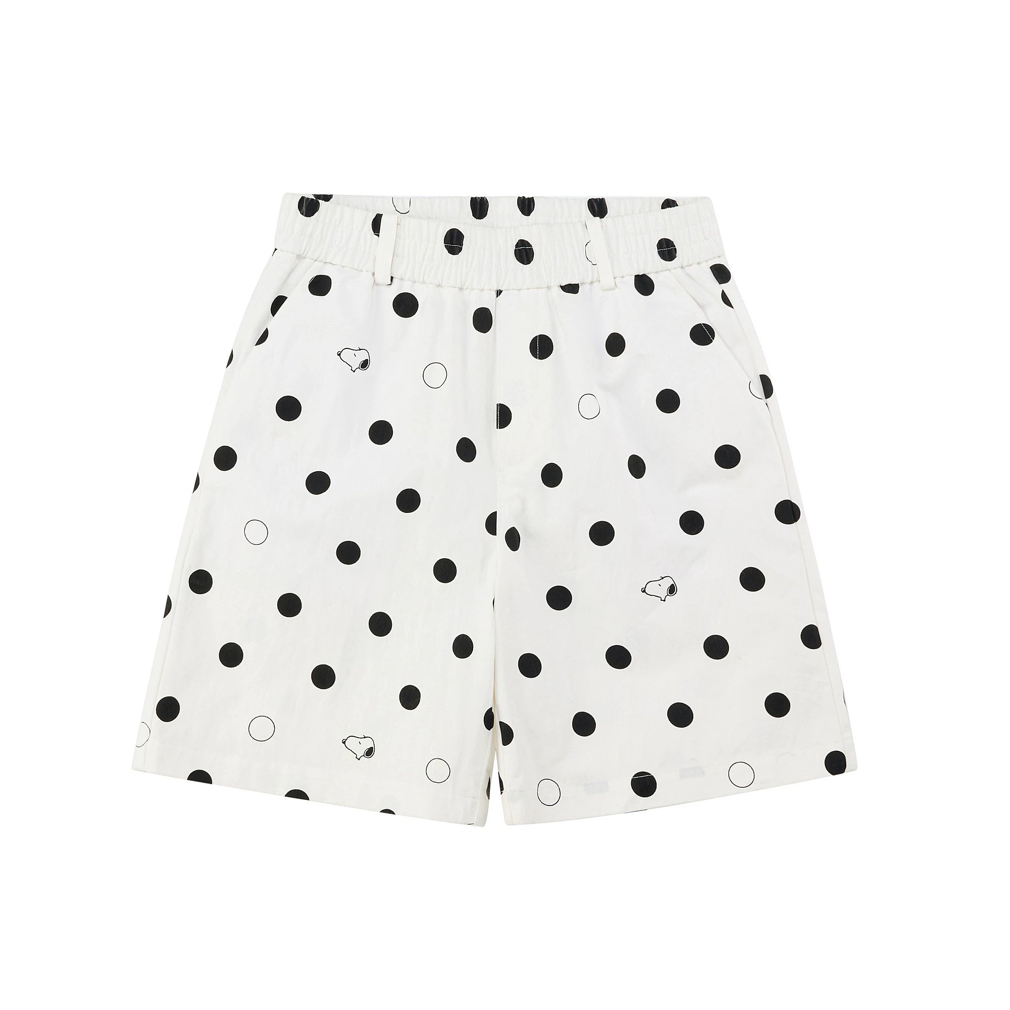 Snoopy Polka Dot Cotton Shorts