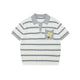 Snoopy Embroidered Striped Knit Polo