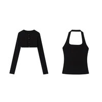 Cropped Bolero And Tank Two-Piece Set