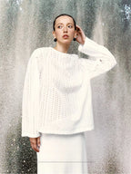 White Water-Soluble Lace Blouse