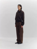 Wool Blend Zip-Up Jacket