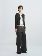 Layered Contrast Sleeve T-Shirt