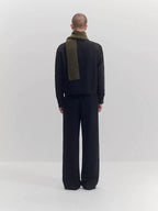 Linen Cropped Work Jacket