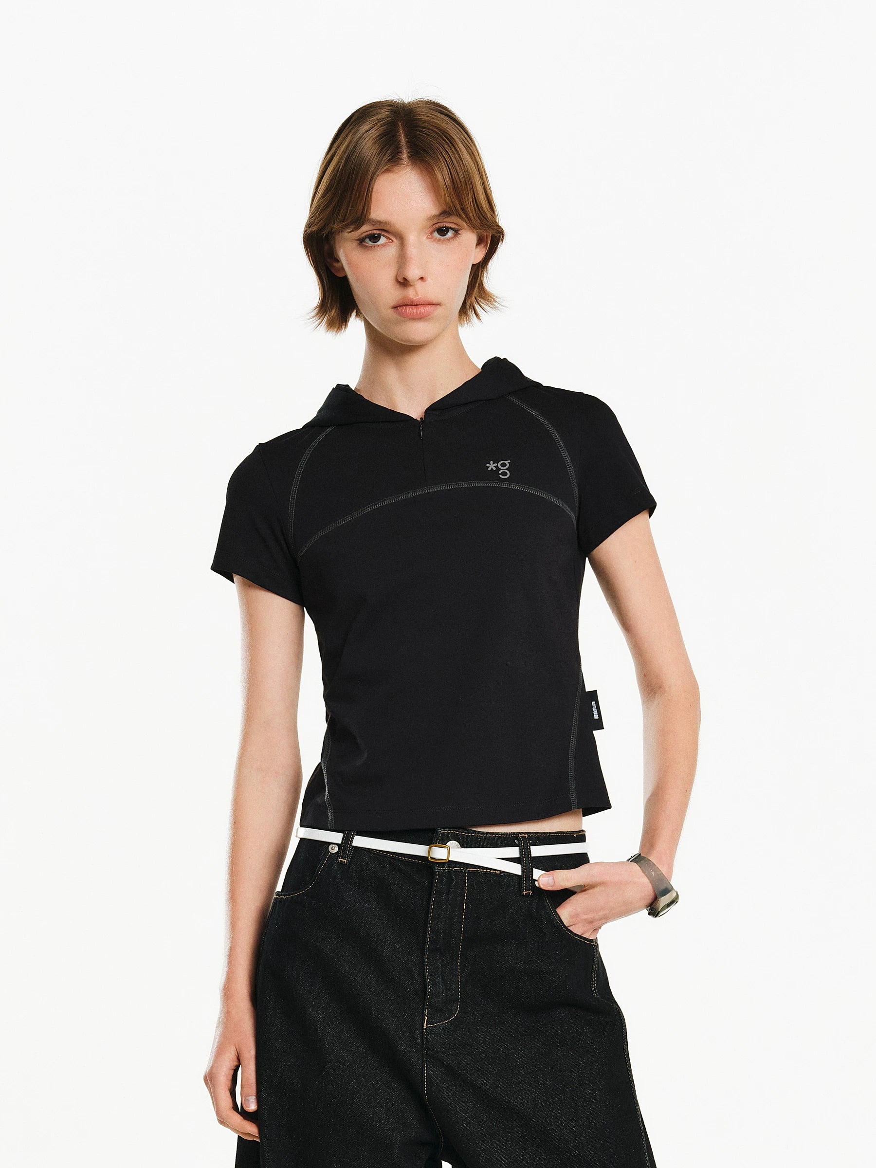 Performance Hooded Short Sleeve Top