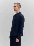 Linen Patch Pocket Button-Down Shirt