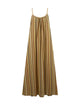 Striped Hand-Woven Ribbon Maxi Dress