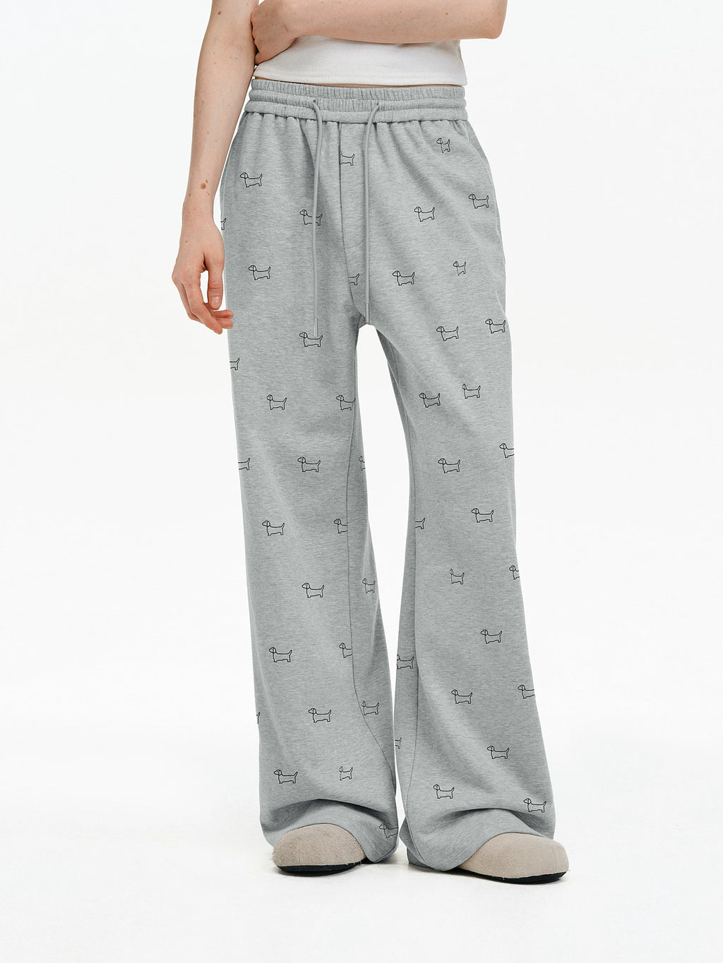 Puppy Print Relaxed Sweatpants
