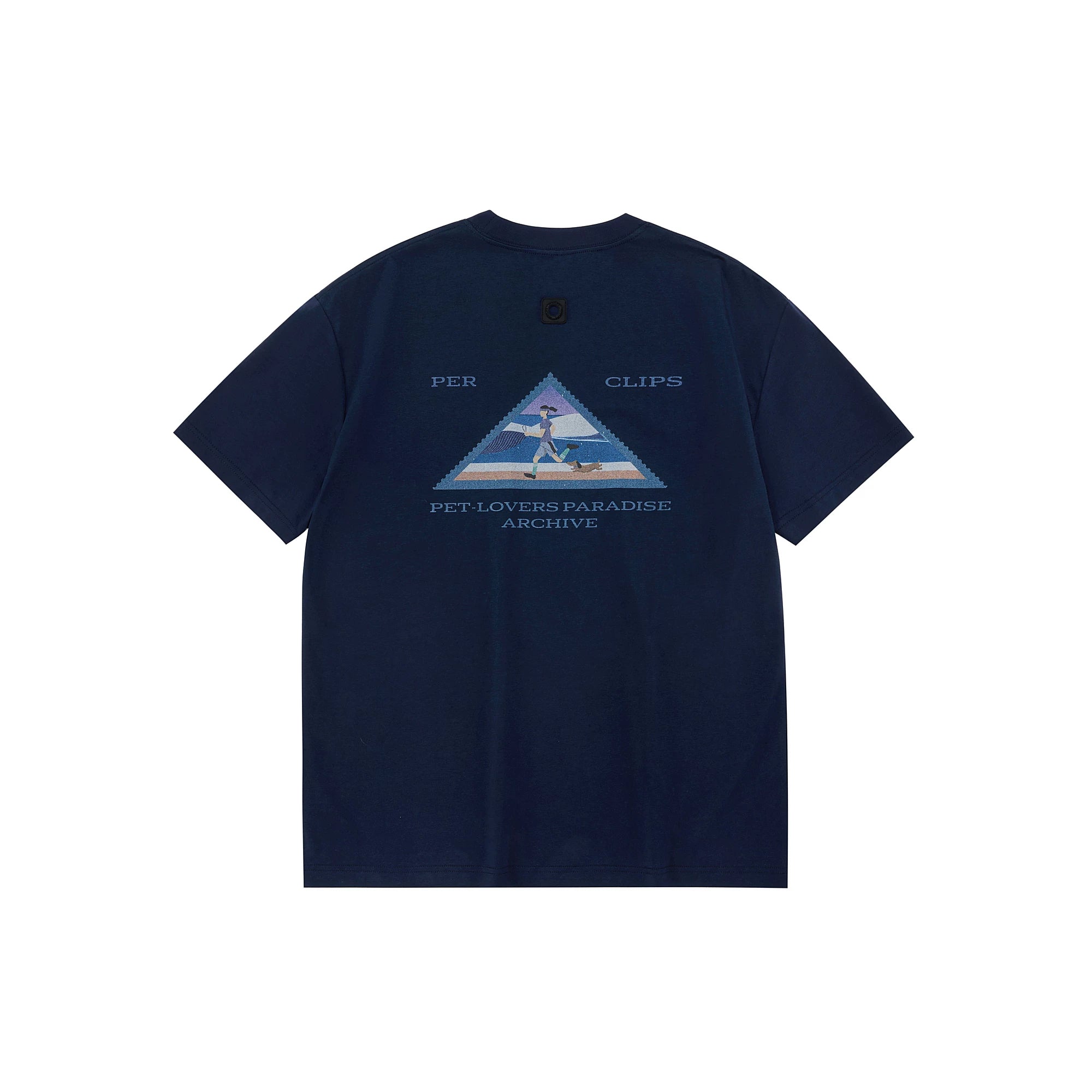 Graphic Print Cotton Crewneck T-Shirt