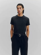 Cashmere Wool Short-Sleeve Knit