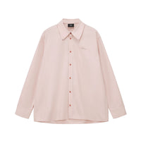 Lyocell Cotton Embroidered Button-Down Shirt