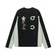 Color-Block Graphic Long-Sleeve Top