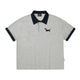 Embroidered Puppy Cotton Polo Shirt