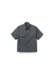 Wool Blend Utility Short Sleeve Shirt